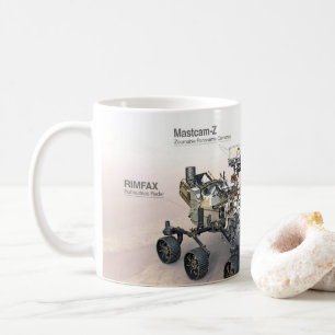 Mug Mars La Persévérance Rover Avec Instruments