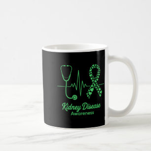 Mug Mars maladie rénale nationale sensibilisation vert