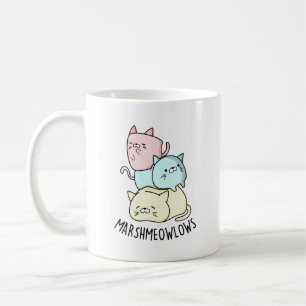 Mug Marsh-meow-low Funny Chat Marshmallow Pun
