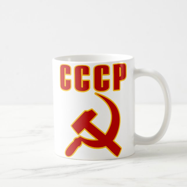 Mug marteau et faucille de l'URSS de cccp (Droite)