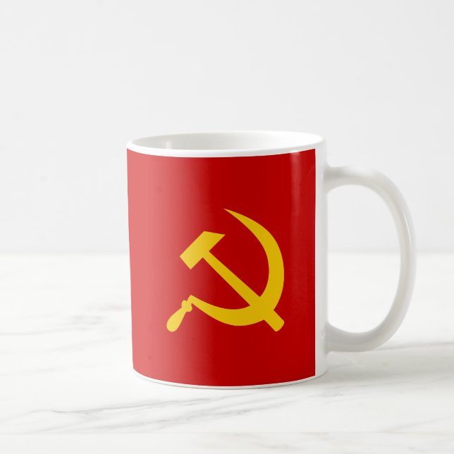 Mug Marteau et faucille russes communistes de l'URSS (Droite)