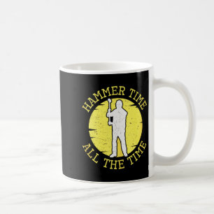Mug Marteau Temps Tout Le Temps Drôle Construction Gér