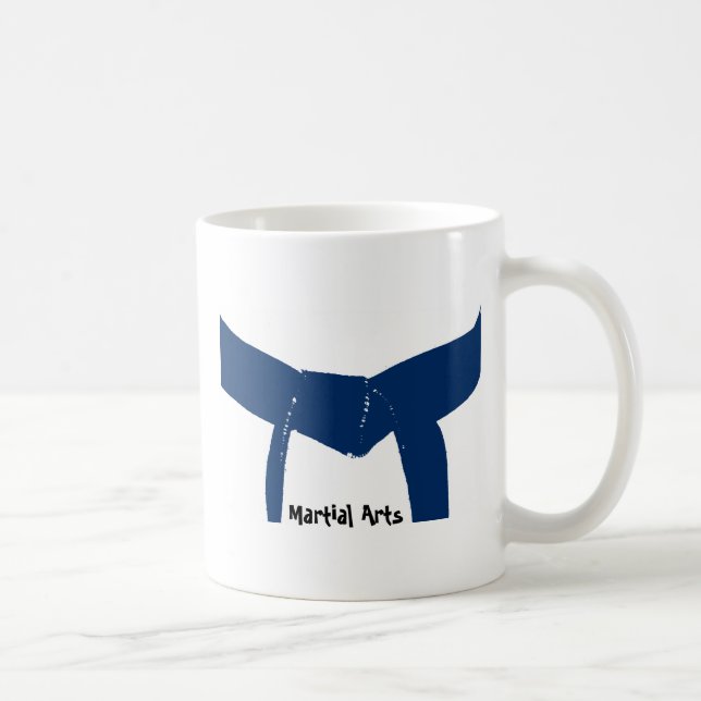 Mug Martial Arts Dark Blue Belt (Droite)