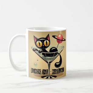 Mug Martini Black Cat Futuriste Atomique Espace
