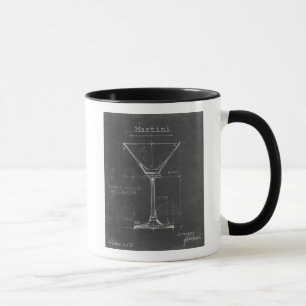 Mug Martini noir et blanc Plan directeur
