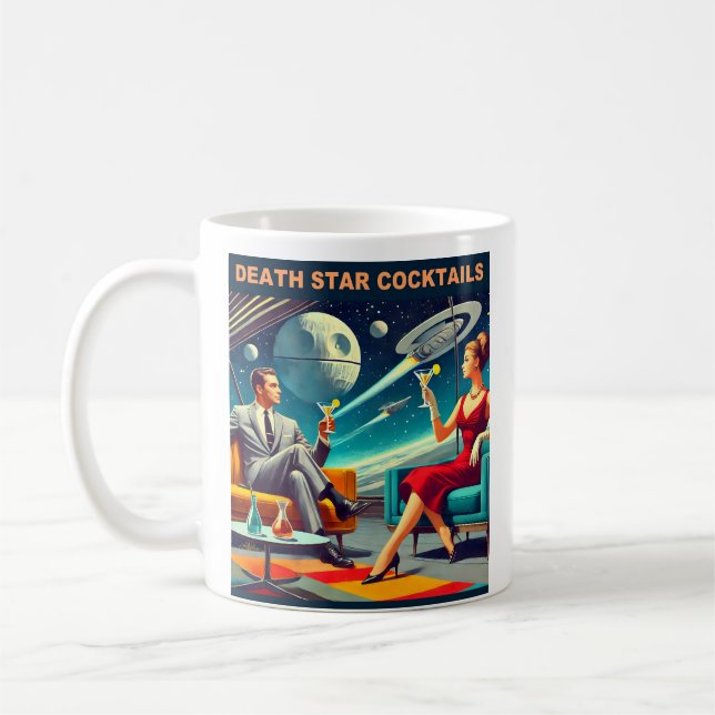 Mug Martini Space Affiches de voyage Death Star Cockta (Gauche)