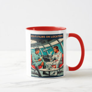 Mug Martini Space Travel Poster Films Sci-Fi Dans L'Es