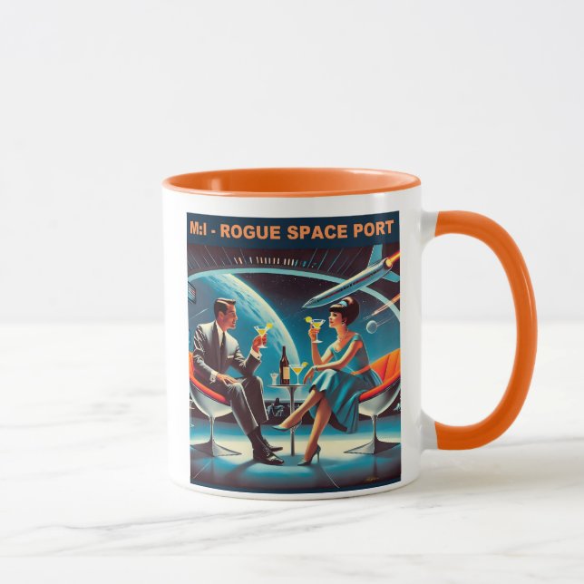 Mug Martini Space Travel Poster Rogue Space Port (Droite)