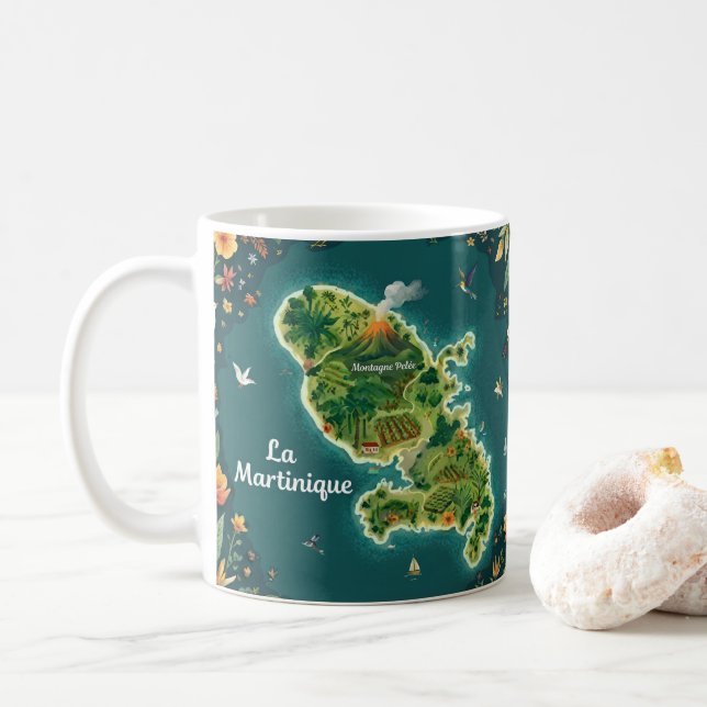 Mug Martinique & Guadeloupe  (Avec donut)
