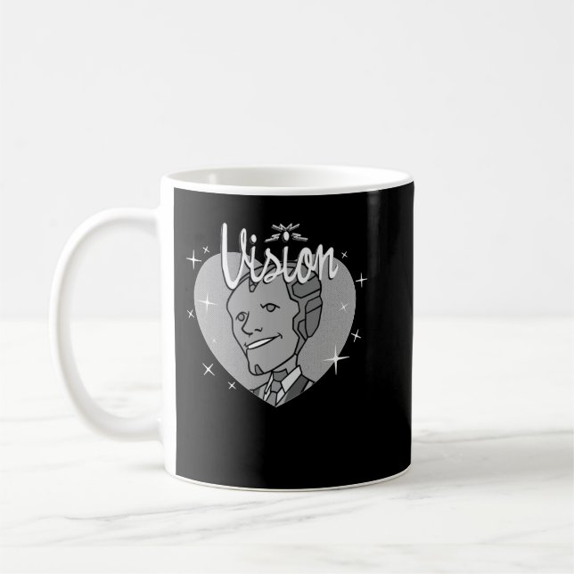 Mug Marvel WandaVision Heart Retro 60s Sweatshi (Gauche)