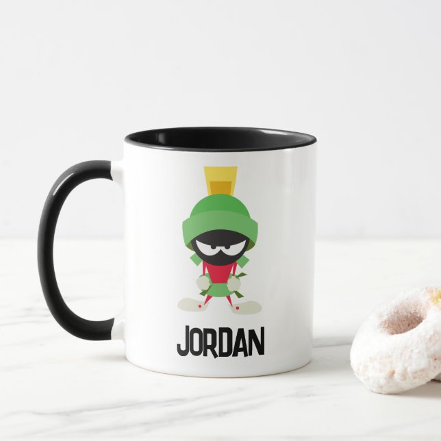 Mug MARVIN LE MARTIAN™ | Ajouter Votre Nom (Avec donut)