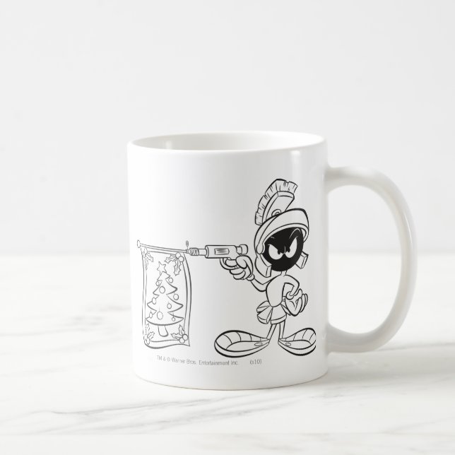 Mug MARVIN MARTIAN™ Arbre de Noël Pop Gun (Droite)