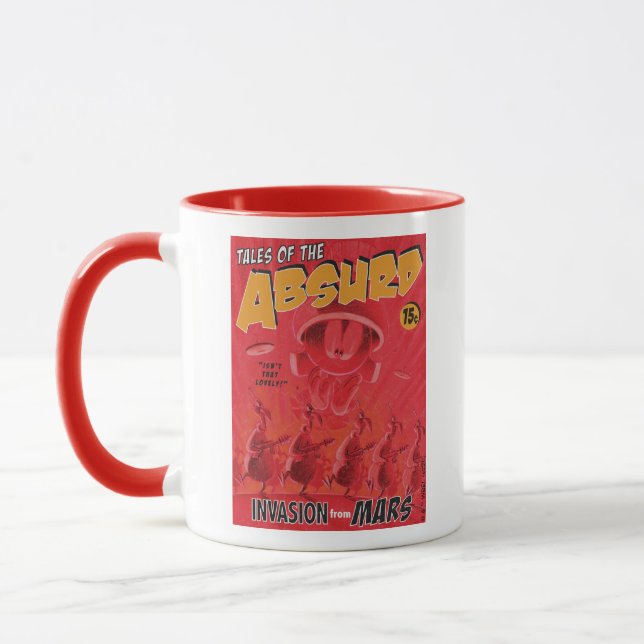 Mug MARVIN MARTIAN™ Retro Invasion from Mars Comic (Gauche)
