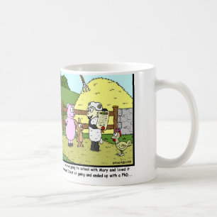 Mug Mary a eu un petit agneau, est allée à l'école