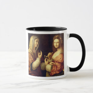 Mug Mary et Martha (huile sur le panneau)