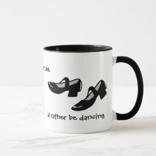 Mug Mary Janes que la danse chausse l'identification