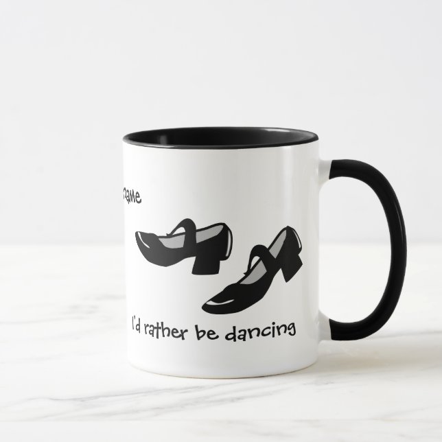Mug Mary Janes que la danse chausse l'identification (Droite)