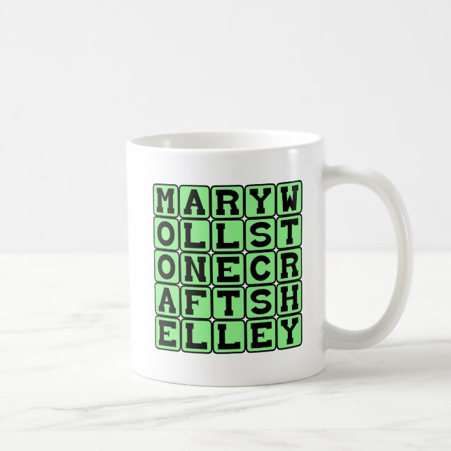 Mug Mary Wollstonecraft Shelley, auteure de Frankenste (Droite)