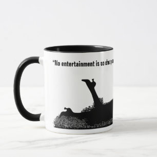 Mug Mary Wortley Montagu Citation sur la lecture