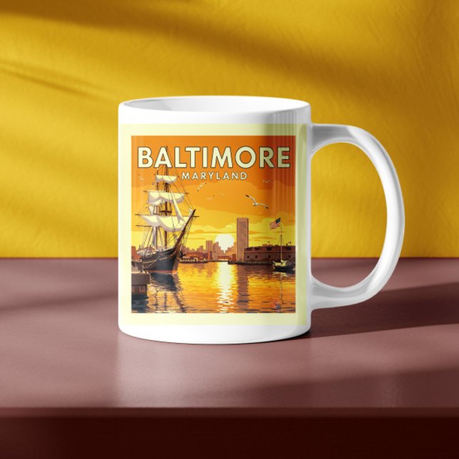 Mug Maryland vintage Baltimore (Créateur téléchargé)