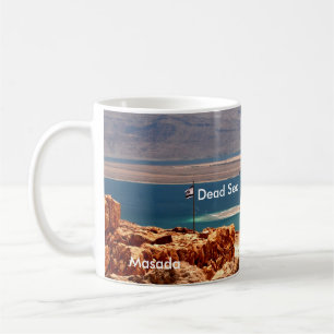 Mug Masada, timbre photographique de mer morte,