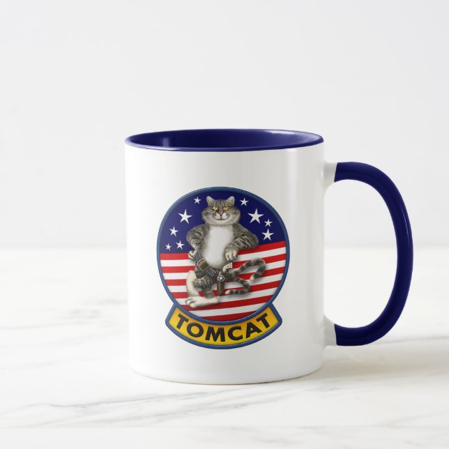Mug Mascotte de F-14 Tomcat (Droite)