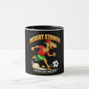 Mug Mascotte du football du chameau Desert Striker - M