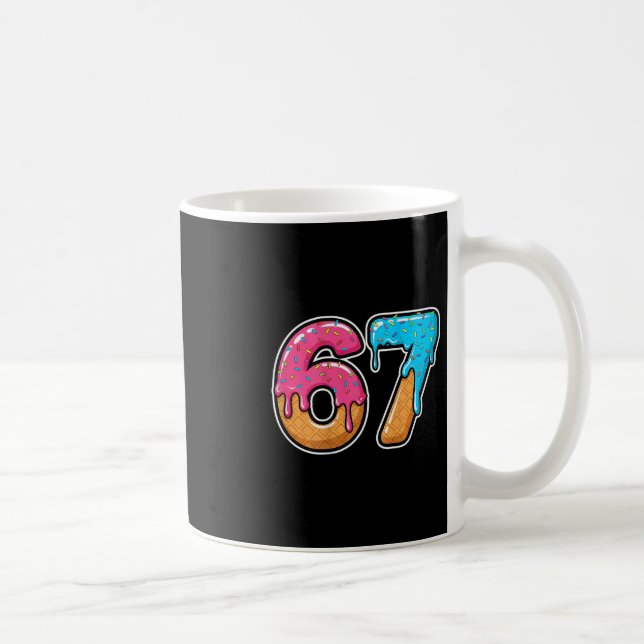 Mug Mason 67 Glace Dégoulinant Mème Six Sept Drôle (su (Droite)