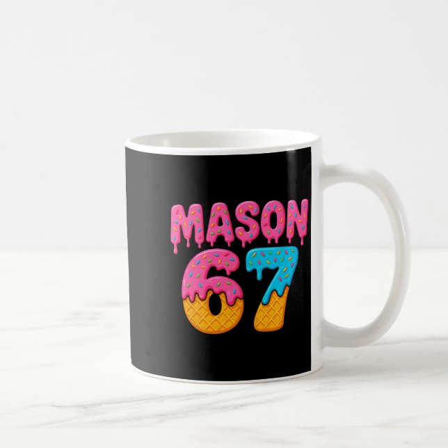 Mug Mason 67 glace mème drôle six sept mason glace  (Droite)