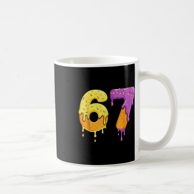 Mug Mason 67 Ice Cream Drip Meme Six Seven Funny  (Droite)