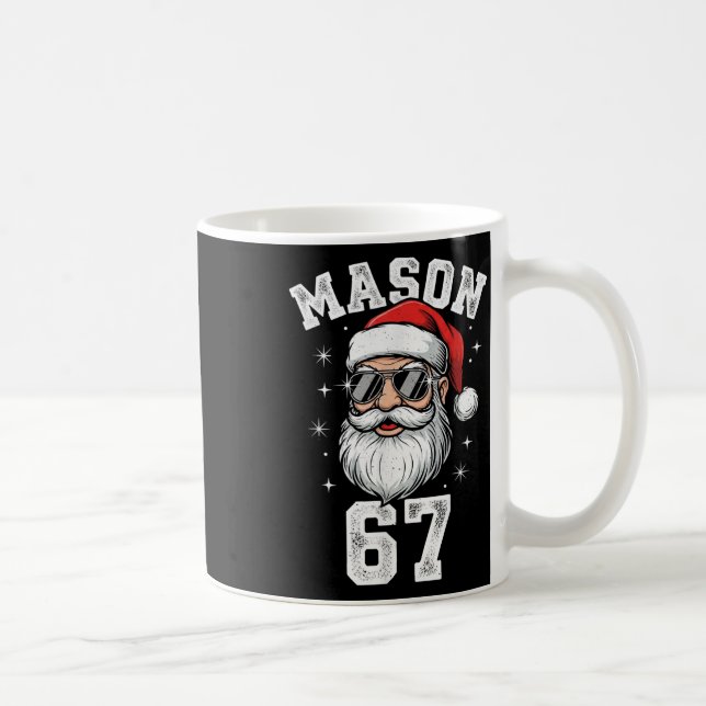 Mug Mason 67 Santa Noël Cool Six Sept Mème  (Droite)