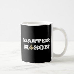 Mug Mason Mason Mason Masonic Compass noir