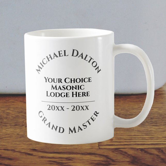 Mug Masonic Grand Master (Créateur téléchargé)