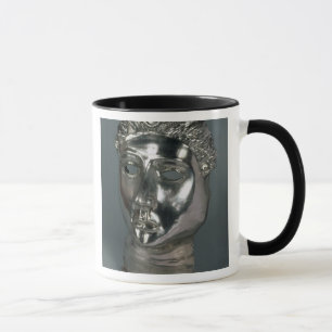 Mug Masque argenté, romain, ?ère moitié de l'ANNONC