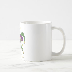 Mug Masque coloré Mardi Gras Jesters