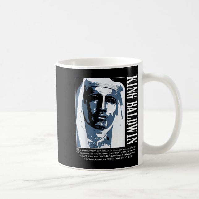 Mug Masque d'argent Roi Baldwin Iv Mème Le Roi Lépreux (Droite)