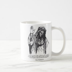 Mug Masque d'argent Roi Baldwin Iv Mème Le Roi Lépreux