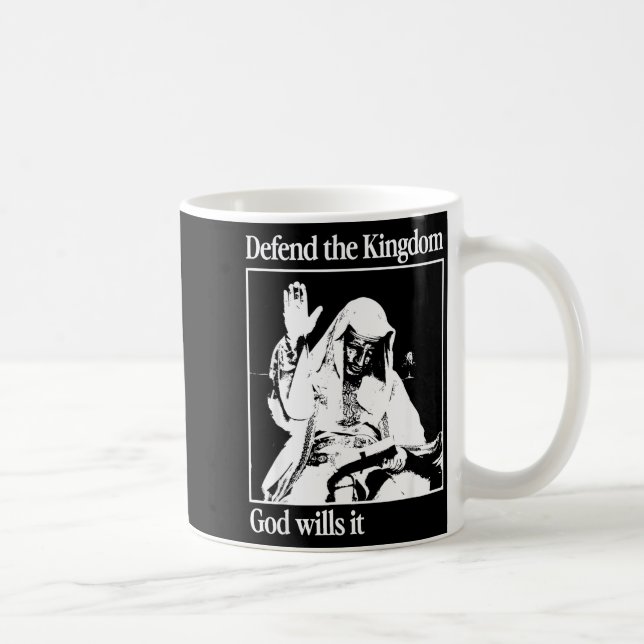 Mug Masque d'argent Roi Baldwin Iv Mème Le Roi Lépreux (Droite)