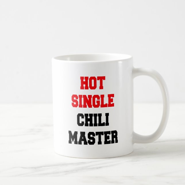Mug Masque de chili unique chaud (Droite)