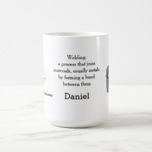 Mug Masque de soudage avec nom