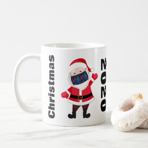 Mug Masque de visage de Noël 2020 à Père Noël