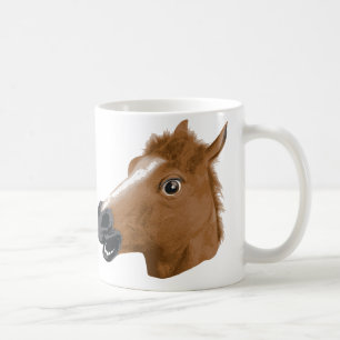 Mug Masque déplaisant de tête de cheval