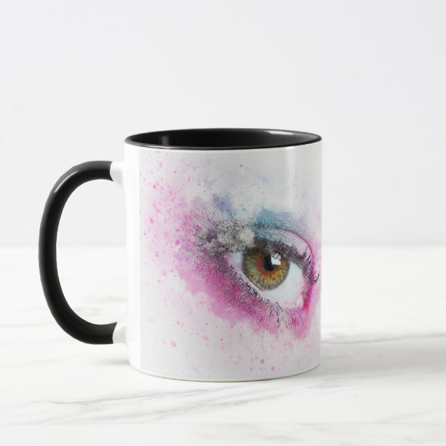 Mug Masque maquillage pour sorcière de la femme visage (Gauche)