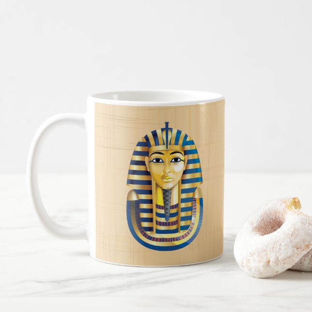 Mug Masque royal d'or égyptien (Avec donut)