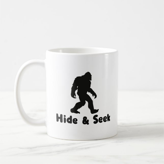 Mug Masquer Et Rechercher Bigfoot Sasquatch (Gauche)