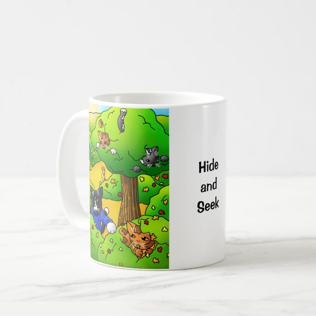 Mug Masquer et rechercher des chats (Devant gauche)