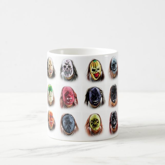 Mug Masques d'horreur cool (Centre)