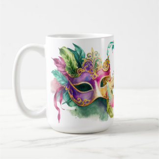 MUG MASQUES MARDI GRAS COLORÉS
