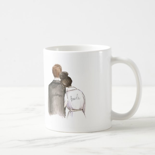 Mug MASQUEZ l'homme ARRIÈRE de Br de jeune mariée de (Droite)