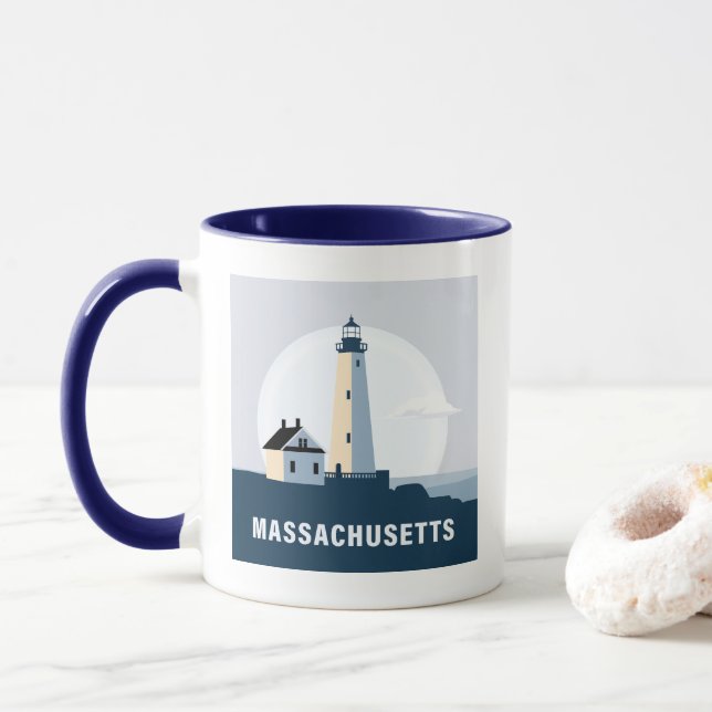 Mug Massachusetts, États-Unis d'Amérique (Avec donut)